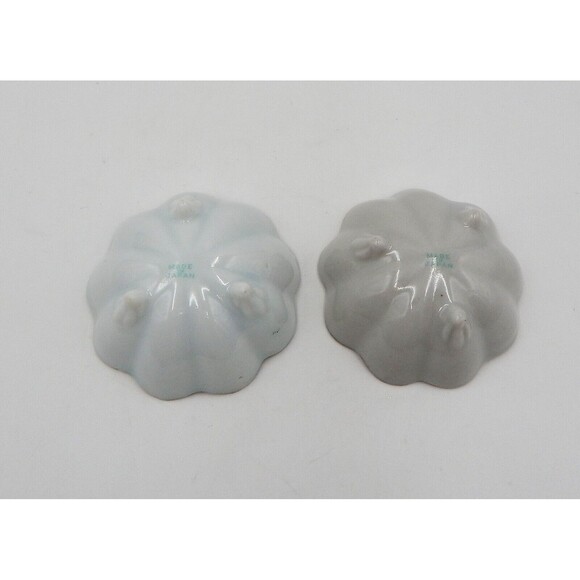 Porcelain Footed Nut Sauce Bowls Painted Roses Moriage Gold Trim Japan Asian - Picture 6 of 7